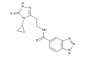 N-[2-(4-cyclopropyl-5-thioxo-1H-1,2,4-triazol-3-yl)ethyl]-1H-benzotriazole-5-carboxamide