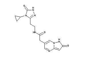 N-[2-(4-cyclopropyl-5-thioxo-1H-1,2,4-triazol-3-yl)ethyl]-2-(2-keto-1H-pyrazolo[1,5-a]pyrimidin-6-yl)acetamide