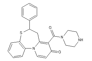 6-phenyl-8-(piperazine-1-carbonyl)-6,7-dihydropyrido[2,1-d][1,5]benzothiazepin-9-one