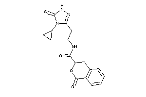 N-[2-(4-cyclopropyl-5-thioxo-1H-1,2,4-triazol-3-yl)ethyl]-1-keto-isochroman-3-carboxamide