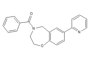 Phenyl-[7-(2-pyridyl)-3,5-dihydro-2H-1,4-benzoxazepin-4-yl]methanone