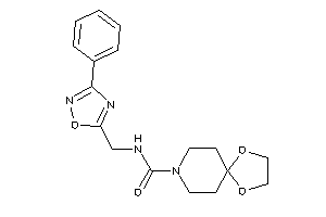 N-[(3-phenyl-1,2,4-oxadiazol-5-yl)methyl]-1,4-dioxa-8-azaspiro[4.5]decane-8-carboxamide