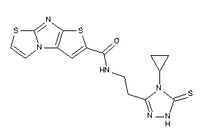 N-[2-(4-cyclopropyl-5-thioxo-1H-1,2,4-triazol-3-yl)ethyl]BLAHcarboxamide