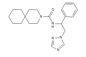 N-[1-phenyl-2-(1,2,4-triazol-1-yl)ethyl]-3-azaspiro[5.5]undecane-3-carboxamide