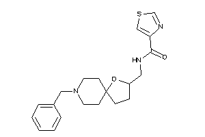 Image of N-[(8-benzyl-4-oxa-8-azaspiro[4.5]decan-3-yl)methyl]thiazole-4-carboxamide