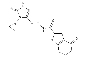 N-[2-(4-cyclopropyl-5-thioxo-1H-1,2,4-triazol-3-yl)ethyl]-4-keto-6,7-dihydro-5H-benzofuran-2-carboxamide