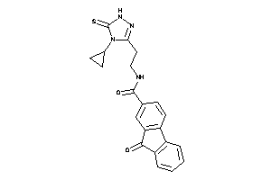 N-[2-(4-cyclopropyl-5-thioxo-1H-1,2,4-triazol-3-yl)ethyl]-9-keto-fluorene-2-carboxamide