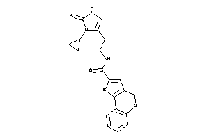 N-[2-(4-cyclopropyl-5-thioxo-1H-1,2,4-triazol-3-yl)ethyl]-4H-thieno[3,2-c]chromene-2-carboxamide