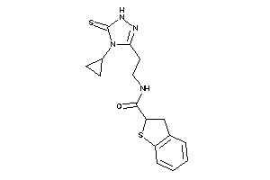 N-[2-(4-cyclopropyl-5-thioxo-1H-1,2,4-triazol-3-yl)ethyl]-2,3-dihydrobenzothiophene-2-carboxamide