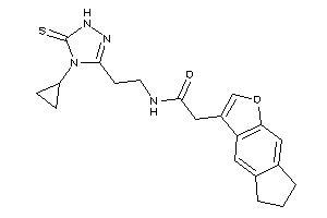 N-[2-(4-cyclopropyl-5-thioxo-1H-1,2,4-triazol-3-yl)ethyl]-2-(6,7-dihydro-5H-cyclopenta[f]benzofuran-3-yl)acetamide