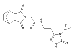 N-[2-(4-cyclopropyl-5-thioxo-1H-1,2,4-triazol-3-yl)ethyl]-2-(diketoBLAHyl)acetamide