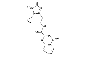 N-[2-(4-cyclopropyl-5-thioxo-1H-1,2,4-triazol-3-yl)ethyl]-4-keto-chromene-2-carboxamide