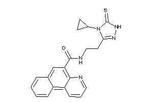 N-[2-(4-cyclopropyl-5-thioxo-1H-1,2,4-triazol-3-yl)ethyl]benzo[f]quinoline-5-carboxamide