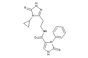 N-[2-(4-cyclopropyl-5-thioxo-1H-1,2,4-triazol-3-yl)ethyl]-3-phenyl-2-thioxo-4-imidazoline-4-carboxamide