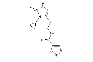 N-[2-(4-cyclopropyl-5-thioxo-1H-1,2,4-triazol-3-yl)ethyl]isothiazole-4-carboxamide