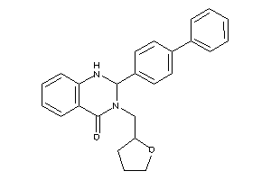 2-(4-phenylphenyl)-3-(tetrahydrofurfuryl)-1,2-dihydroquinazolin-4-one