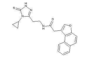 Image of 2-benzo[e]benzofuran-1-yl-N-[2-(4-cyclopropyl-5-thioxo-1H-1,2,4-triazol-3-yl)ethyl]acetamide