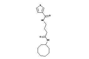 N-[4-(cyclooctylamino)-4-keto-butyl]thiophene-3-carboxamide