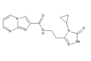 N-[2-(4-cyclopropyl-5-thioxo-1H-1,2,4-triazol-3-yl)ethyl]imidazo[1,2-a]pyrimidine-2-carboxamide