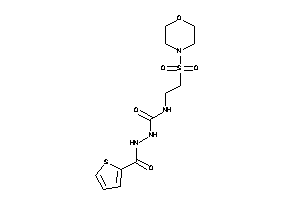 1-(2-morpholinosulfonylethyl)-3-(2-thenoylamino)urea