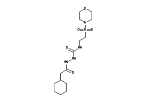 1-[(2-cyclohexylacetyl)amino]-3-(2-morpholinosulfonylethyl)urea
