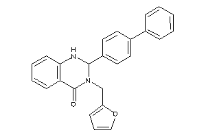 3-(2-furfuryl)-2-(4-phenylphenyl)-1,2-dihydroquinazolin-4-one