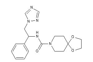 N-[1-phenyl-2-(1,2,4-triazol-1-yl)ethyl]-1,4-dioxa-8-azaspiro[4.5]decane-8-carboxamide