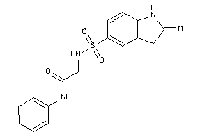 2-[(2-ketoindolin-5-yl)sulfonylamino]-N-phenyl-acetamide