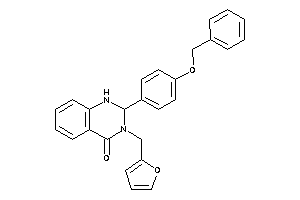 2-(4-benzoxyphenyl)-3-(2-furfuryl)-1,2-dihydroquinazolin-4-one