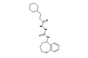 1-(3-cyclohexylpropanoylamino)-3-(2,3,4,5-tetrahydro-1-benzoxepin-5-yl)urea