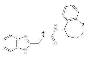 1-(1H-benzimidazol-2-ylmethyl)-3-(2,3,4,5-tetrahydro-1-benzoxepin-5-yl)urea