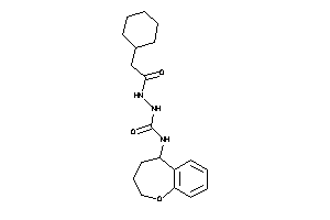 1-[(2-cyclohexylacetyl)amino]-3-(2,3,4,5-tetrahydro-1-benzoxepin-5-yl)urea