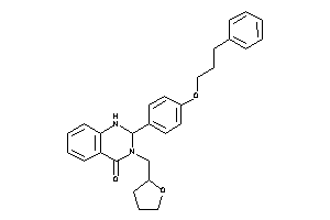 2-[4-(3-phenylpropoxy)phenyl]-3-(tetrahydrofurfuryl)-1,2-dihydroquinazolin-4-one