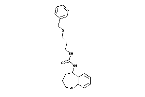 1-(3-benzoxypropyl)-3-(2,3,4,5-tetrahydro-1-benzoxepin-5-yl)urea