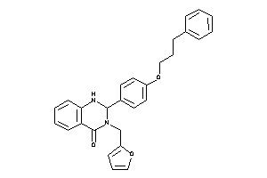 3-(2-furfuryl)-2-[4-(3-phenylpropoxy)phenyl]-1,2-dihydroquinazolin-4-one