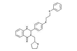 2-[4-(2-phenoxyethoxy)phenyl]-3-(tetrahydrofurfuryl)-1,2-dihydroquinazolin-4-one