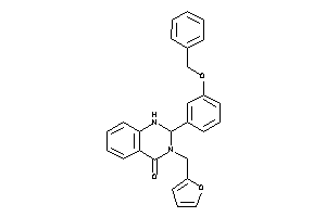 2-(3-benzoxyphenyl)-3-(2-furfuryl)-1,2-dihydroquinazolin-4-one