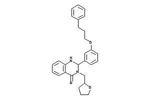 2-[3-(3-phenylpropoxy)phenyl]-3-(tetrahydrofurfuryl)-1,2-dihydroquinazolin-4-one