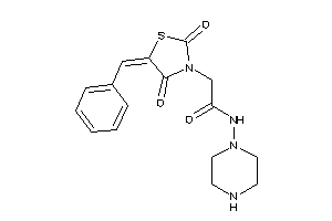 Image of 2-(5-benzal-2,4-diketo-thiazolidin-3-yl)-N-piperazino-acetamide
