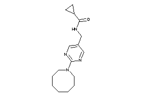 N-[[2-(azocan-1-yl)pyrimidin-5-yl]methyl]cyclopropanecarboxamide