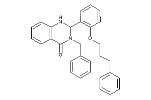 3-benzyl-2-[2-(3-phenylpropoxy)phenyl]-1,2-dihydroquinazolin-4-one