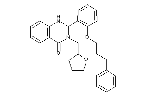 2-[2-(3-phenylpropoxy)phenyl]-3-(tetrahydrofurfuryl)-1,2-dihydroquinazolin-4-one