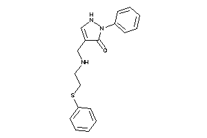 2-phenyl-4-[[2-(phenylthio)ethylamino]methyl]-3-pyrazolin-3-one