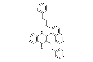 3-phenethyl-2-(2-phenethyloxy-1-naphthyl)-1,2-dihydroquinazolin-4-one