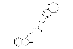 1-(3,4-dihydro-2H-1,5-benzodioxepin-7-ylmethyl)-3-[2-(2-ketoindolin-1-yl)ethyl]urea