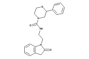 N-[2-(2-ketoindolin-1-yl)ethyl]-2-phenyl-morpholine-4-carboxamide