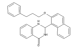 2-[2-(3-phenylpropoxy)-1-naphthyl]-2,3-dihydro-1H-quinazolin-4-one