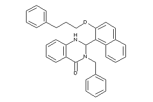 3-benzyl-2-[2-(3-phenylpropoxy)-1-naphthyl]-1,2-dihydroquinazolin-4-one