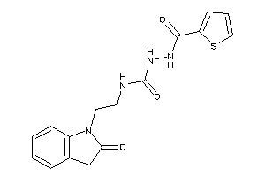 1-[2-(2-ketoindolin-1-yl)ethyl]-3-(2-thenoylamino)urea