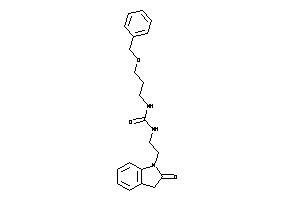 1-(3-benzoxypropyl)-3-[2-(2-ketoindolin-1-yl)ethyl]urea